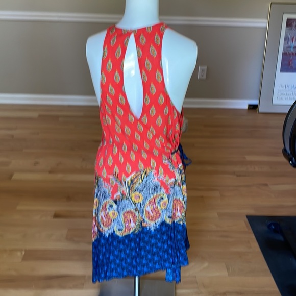 Intimately Free People dress coral & blue - Picture 2 of 2